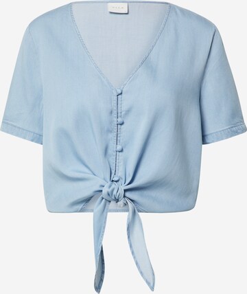 VILA Blouse in Blauw: voorkant