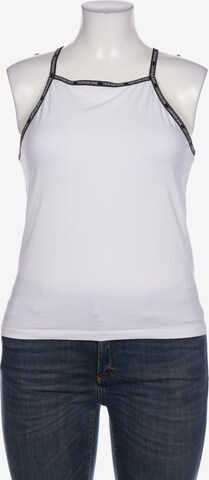 Calvin Klein Jeans Top XL in Weiß: predná strana
