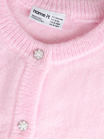 NAME IT Gebreid vest in Roze