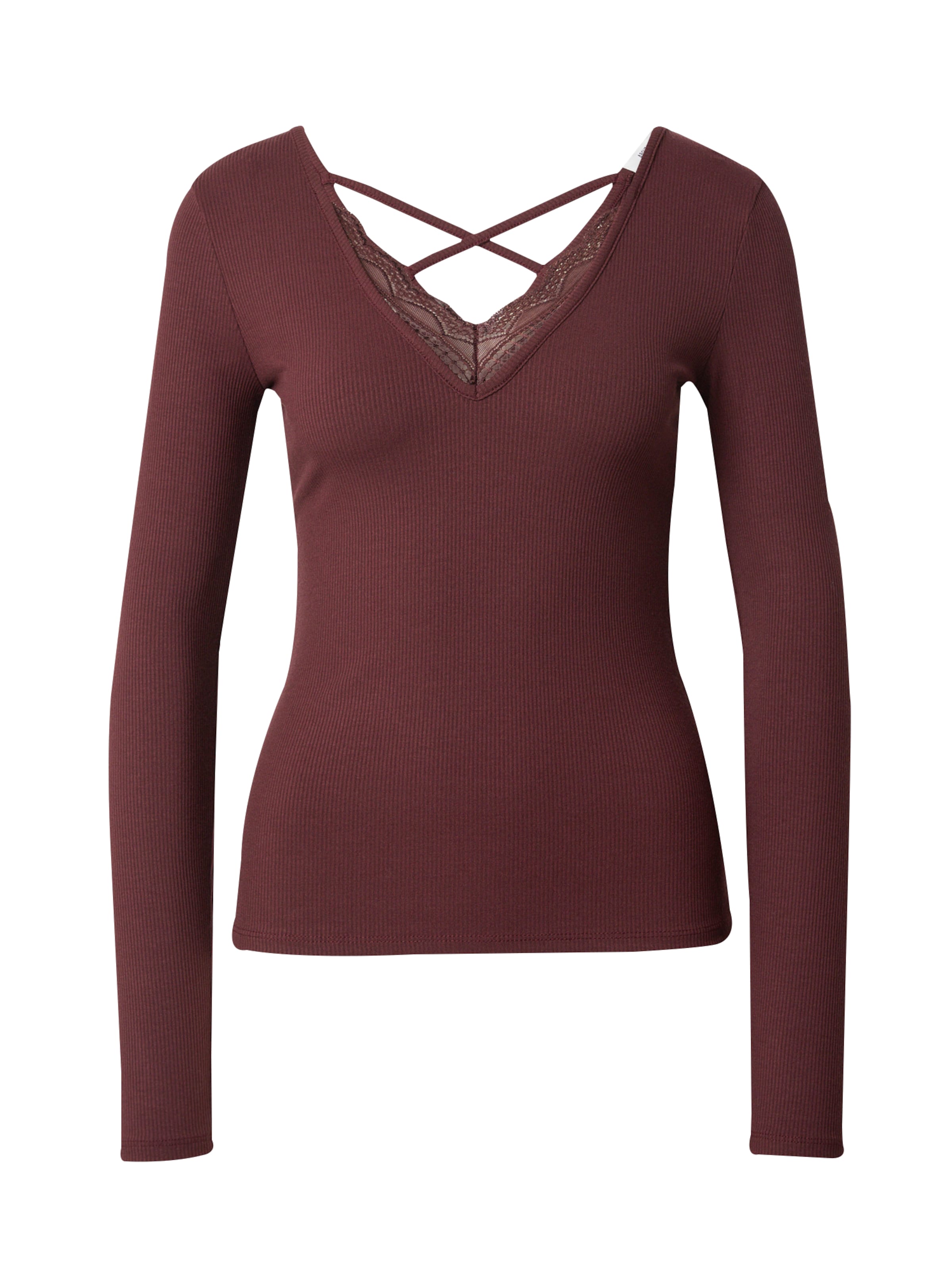 T-shirt 'Christina' ABOUT YOU en marron : devant