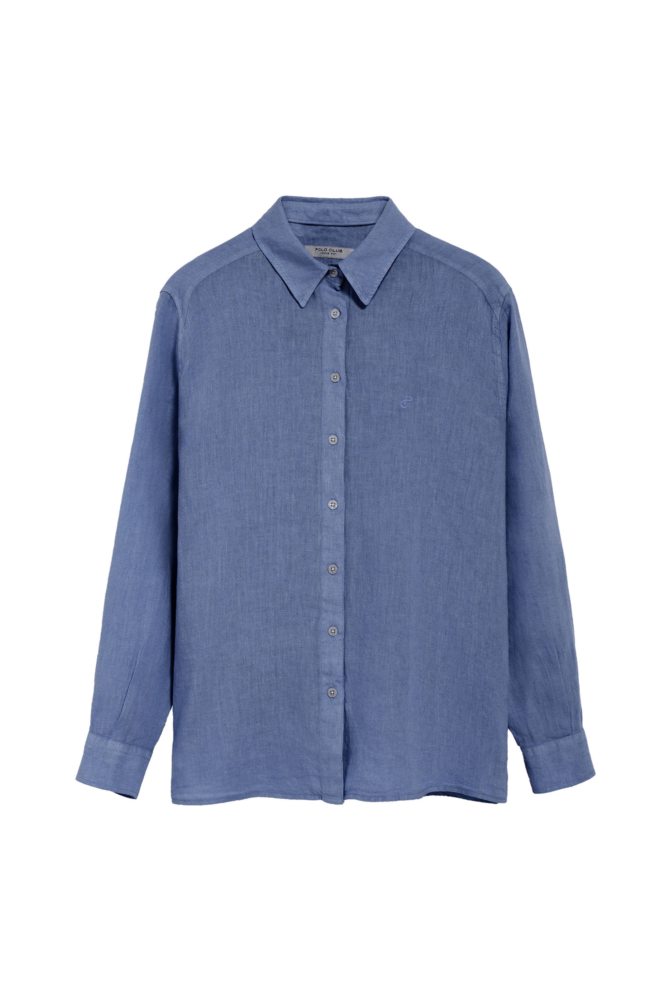 Polo Club Bluse in Blau: Vorderseite