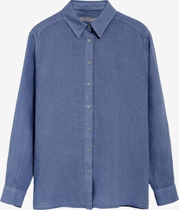 Polo Club Bluse in Blau: Vorderseite