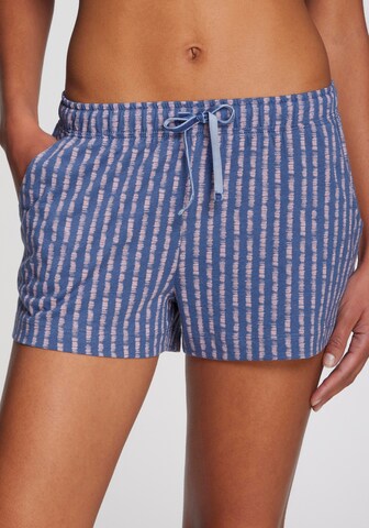 Pantaloni de pijama de la VIVANCE pe albastru: față