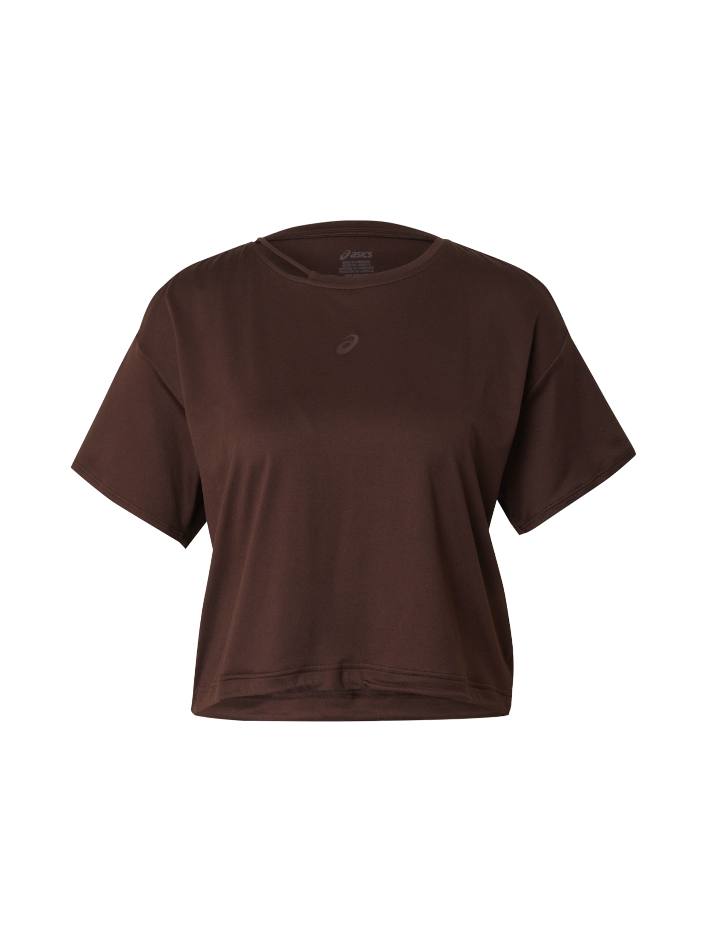 ASICS Λειτουργικό μπλουζάκι 'NAGINO FLEX' σε καφέ: μπροστά