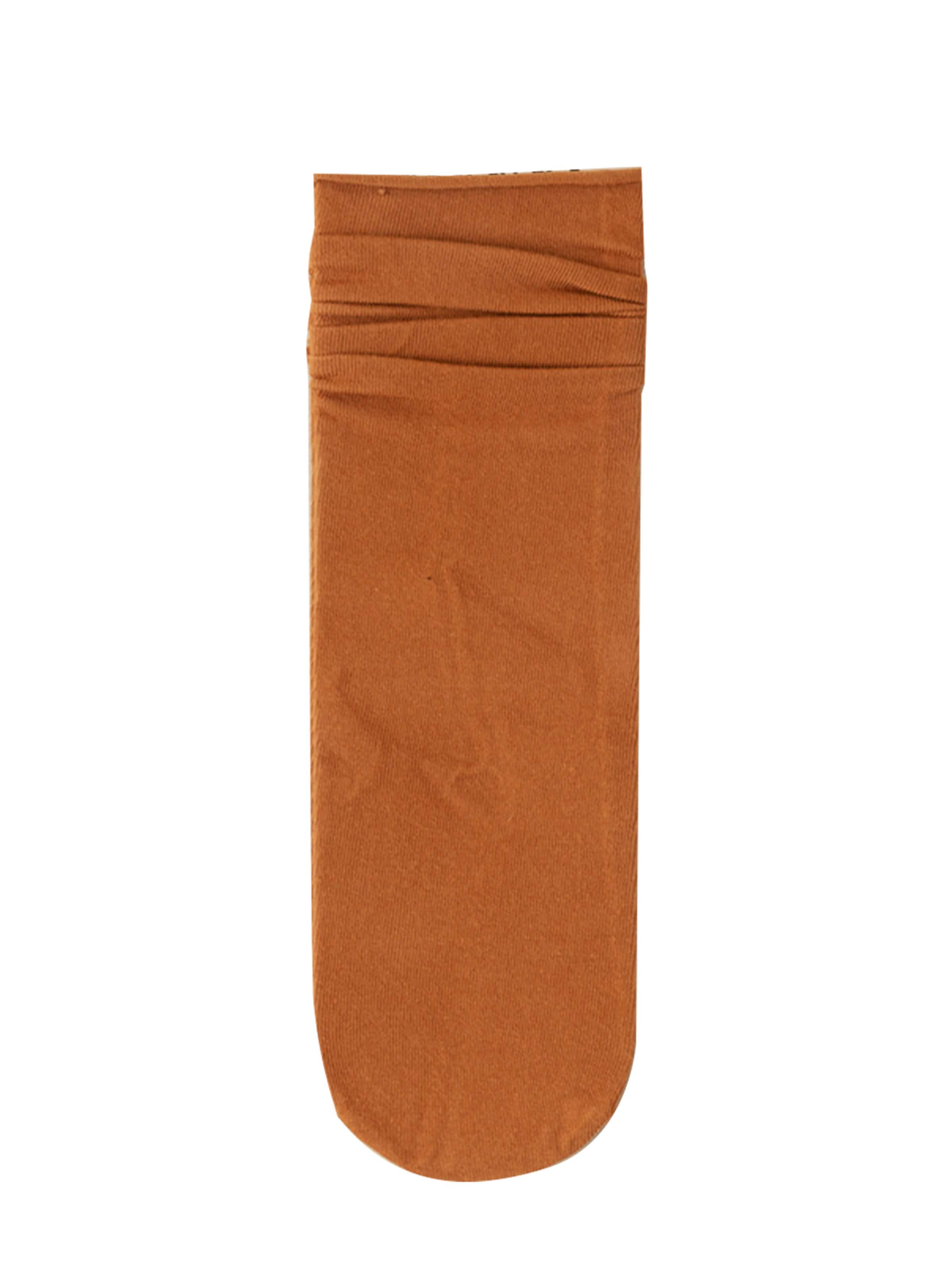 Millo Socks 'Ice Viskose' in Brown: front