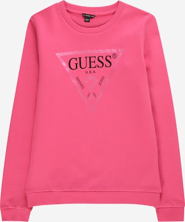 GUESSSweater majica - roza boja: prednji dio