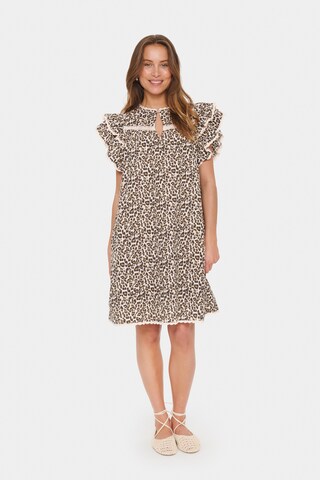 SAINT TROPEZ - Vestido 'Kirby' em bege