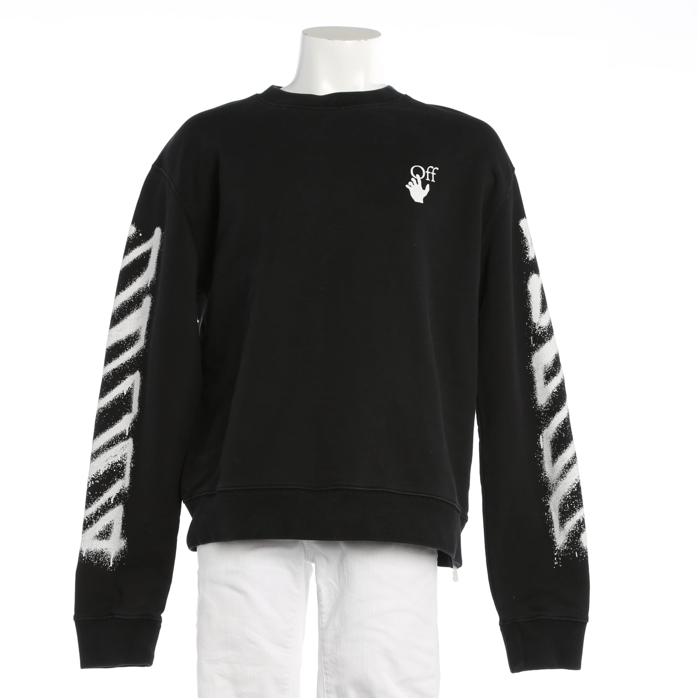 Off-White Sweater & Cardigan in XL in Black, Item view