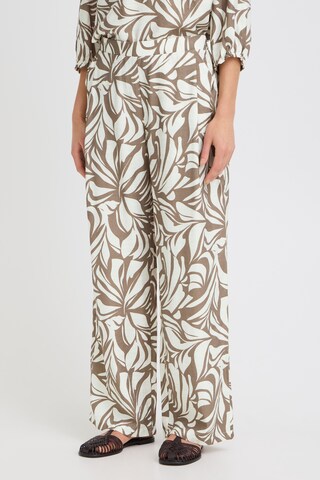 Wide Leg Pantalon 'FRARIANA PA 3' Fransa en beige
