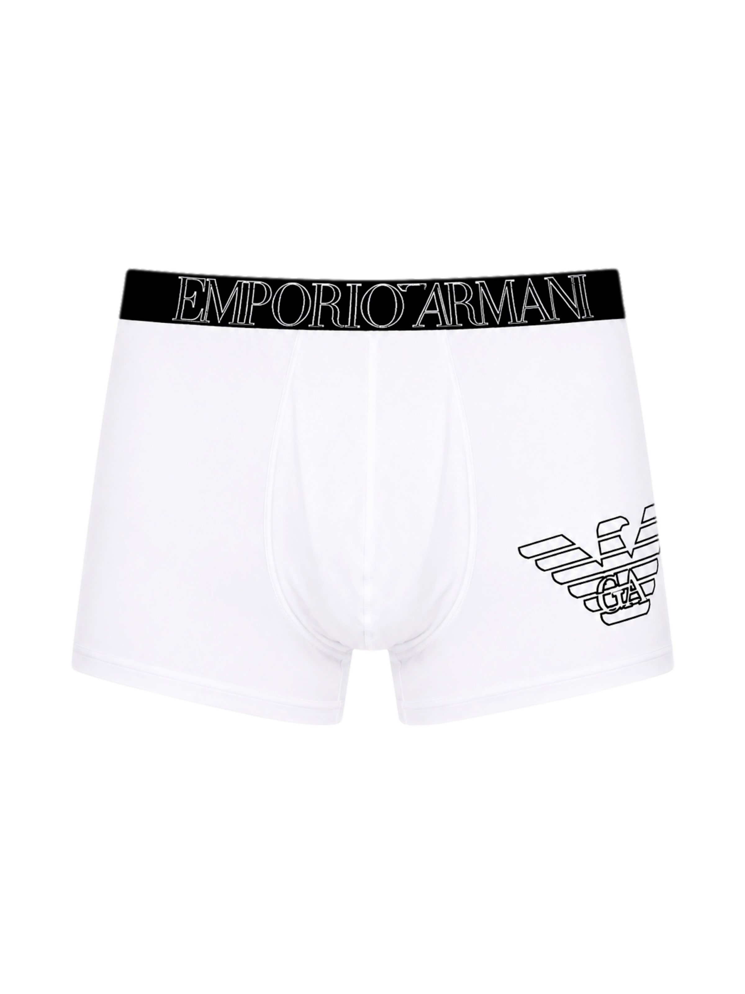 Boxer in L Emporio Armani di colore nero / bianco, Visualizzazione prodotti