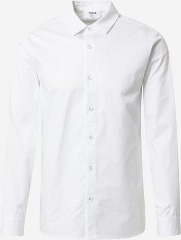 ABOUT YOU x Kevin Trapp Button Up Shirt 'Jasper' in White: front