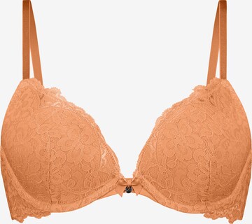 Hunkemöller Push-up Bra 'Marine' in Orange: front