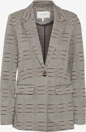 b.young Blazer 'Byrowan' in creme / schoko / schwarz, Produktansicht