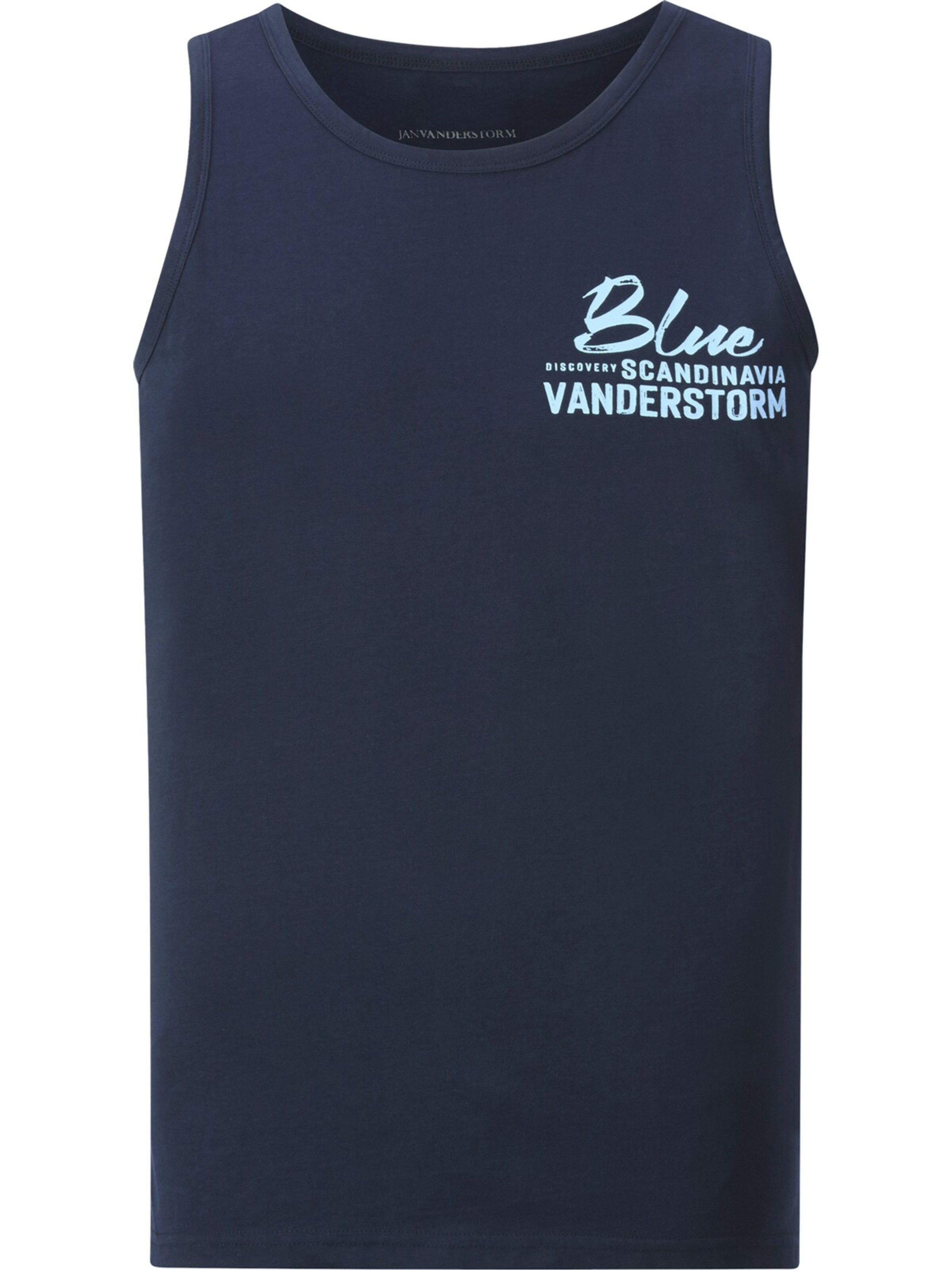 Jan Vanderstorm Shirt ' Felton ' in Blau: Vorderseite