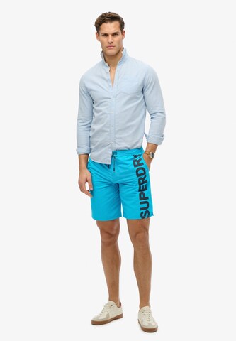 Boardshorts Superdry en bleu