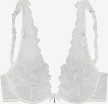 Invisible Soutien-gorge LASCANA en blanc : devant