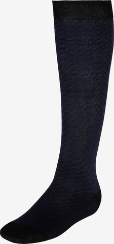 Boggi Milano Socks in Blue: front