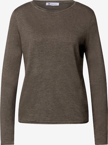 STREET ONE Sweater in Brown: front