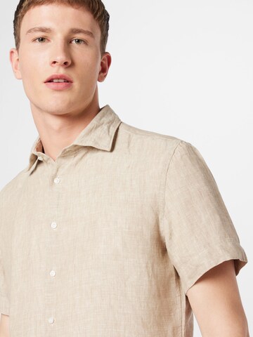 SEIDENSTICKER - Ajuste regular Camisa en beige