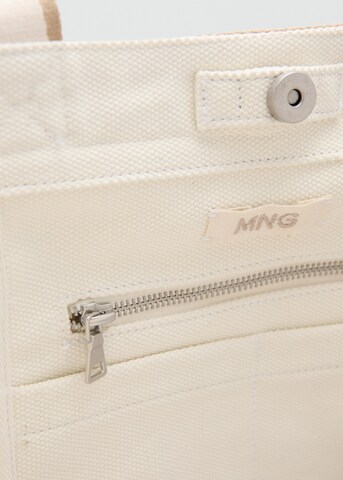 MANGO MAN Shopper in Weiß