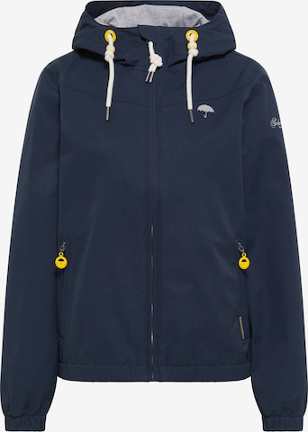 Schmuddelwedda Toiminnallinen takki värissä sininen: etupuoli