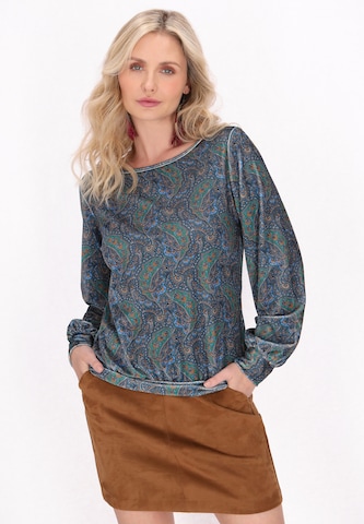 usha FESTIVAL Blouse in Blauw: voorkant