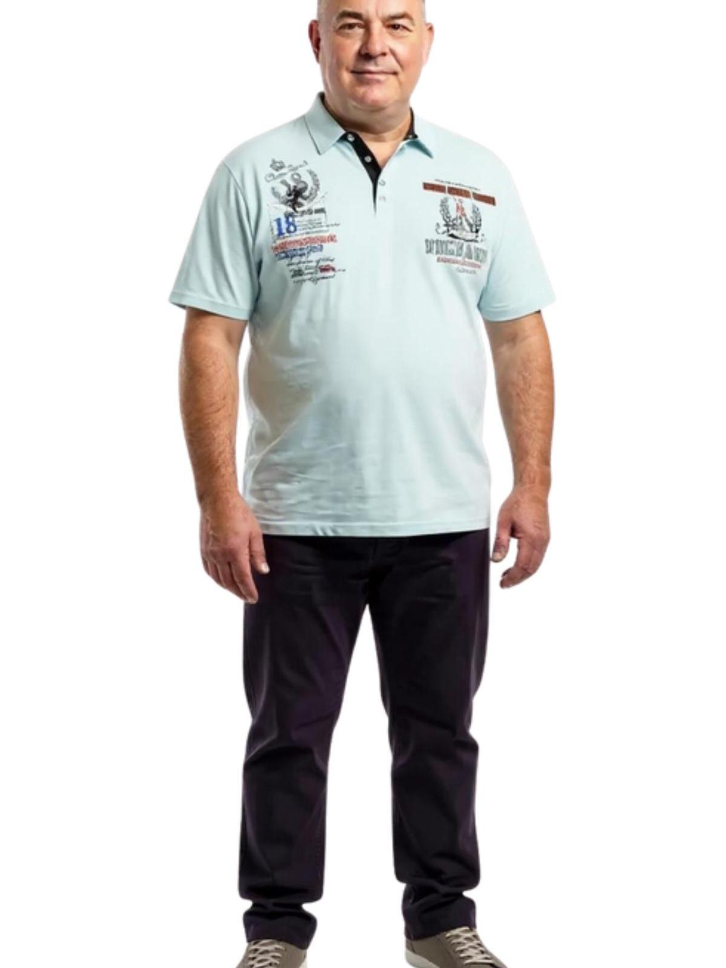 Lavecchia T-shirt 'LV-2038 Übergrößen' i grön