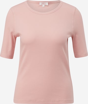 s.Oliver T-shirt i rosa: framsida