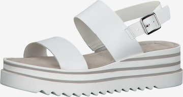 TAMARIS Sandalen met riem in Wit: voorkant