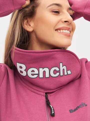 BENCH Sweat jacket 'Haylo' in Pink