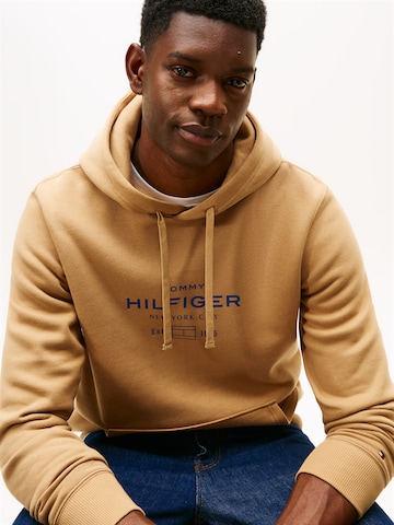 Felpa di TOMMY HILFIGER in marrone