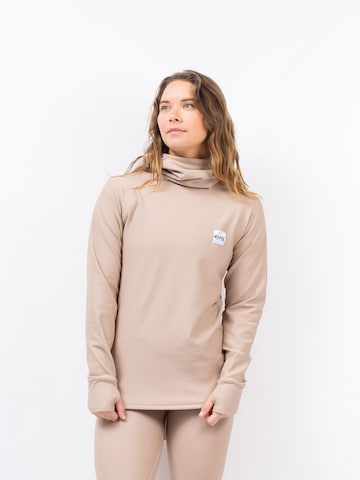 T-shirt fonctionnel 'Icecold' Eivy en beige : devant