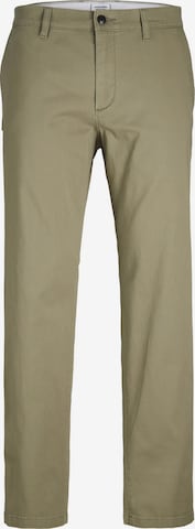 JACK & JONES Regular Chino Pants in Green: front