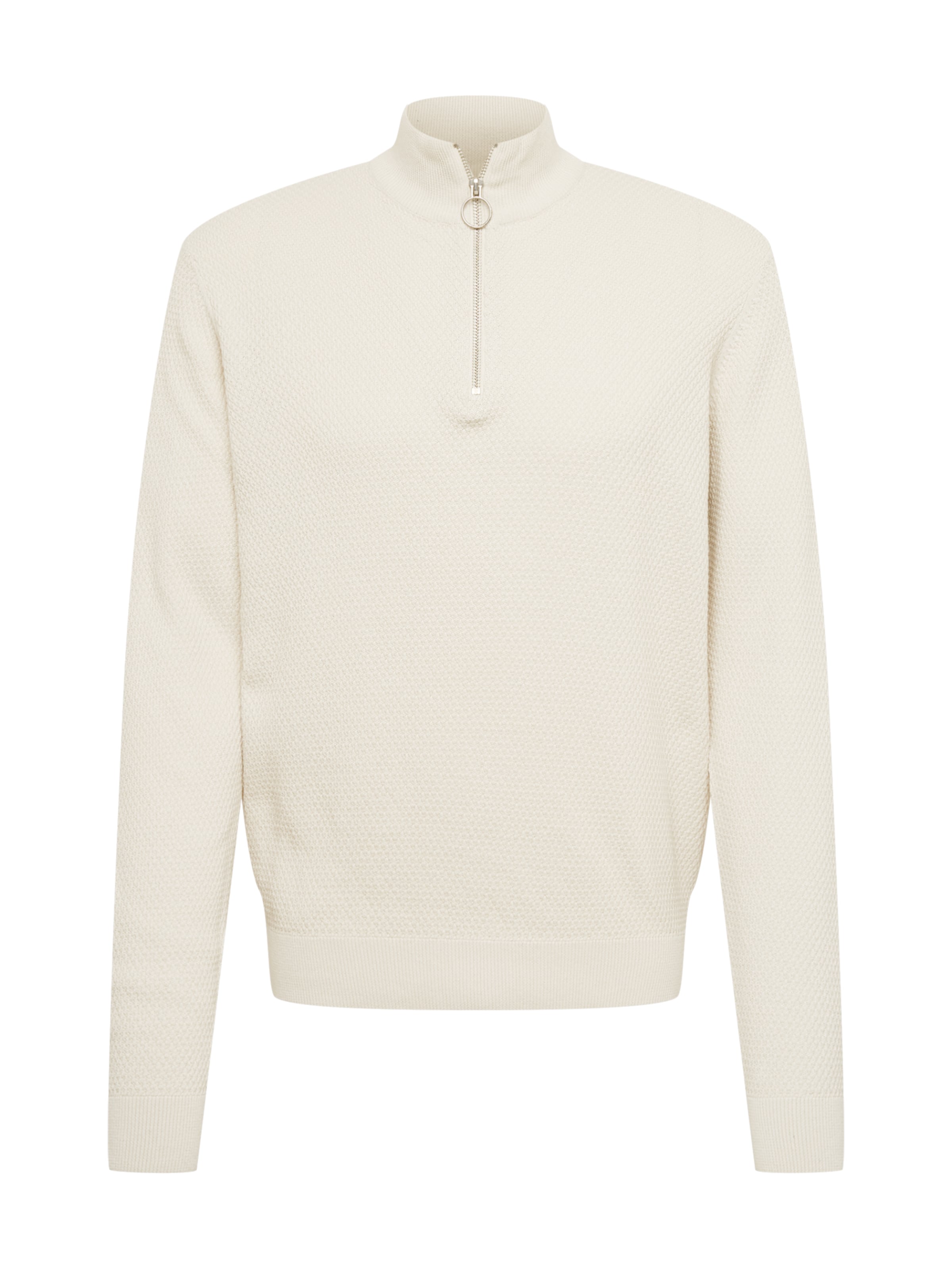 Casual Friday Pullover 'Karlo' in Beige: Vorderseite