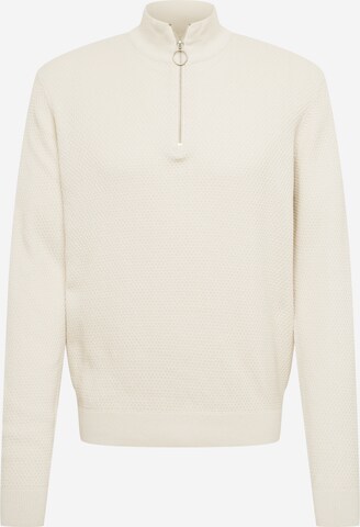 Casual Friday Sweater 'Karlo' in Beige: front