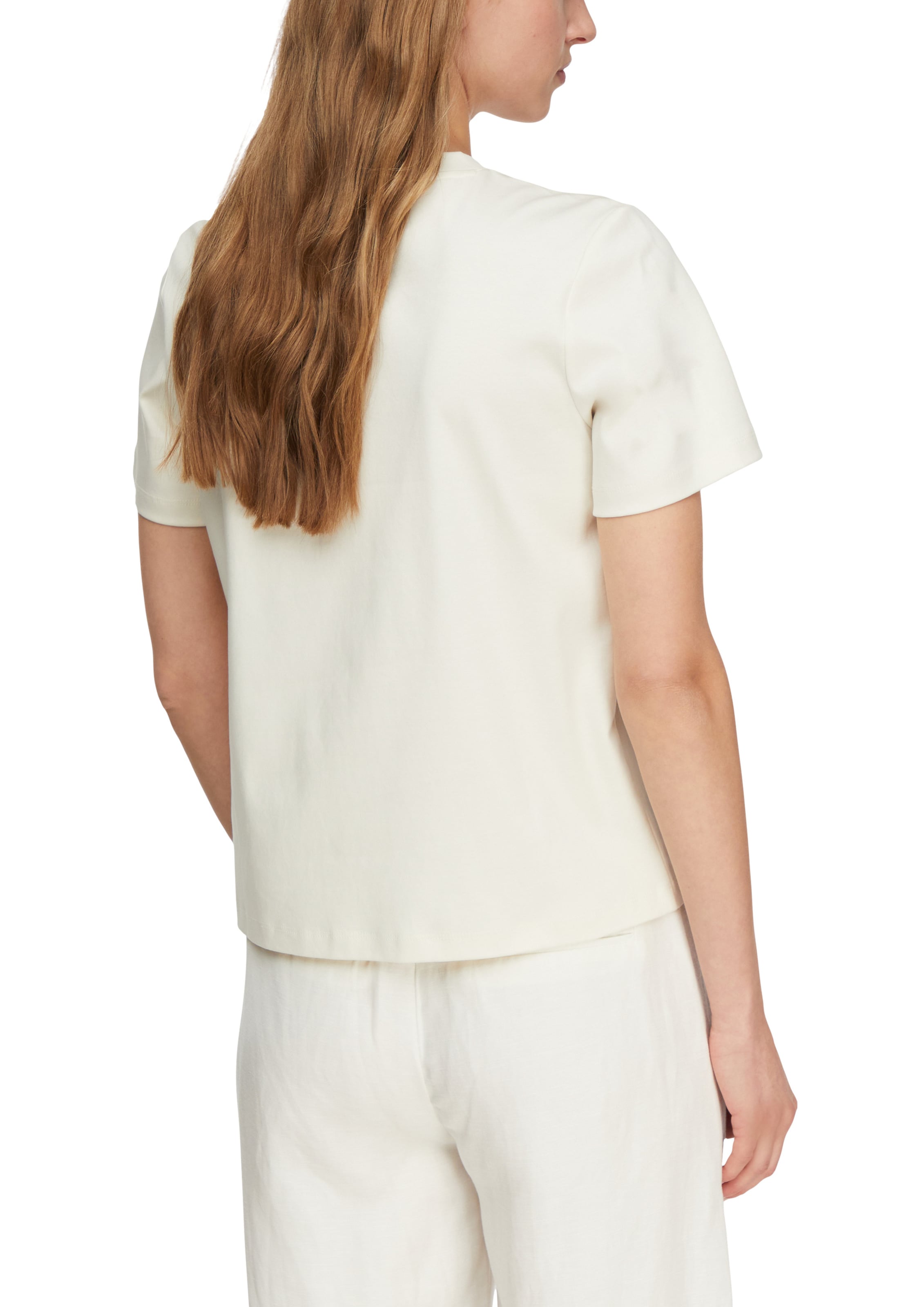 COMMA T-Shirt in Beige