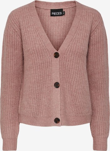 Cardigan 'NANNA' PIECES en rose : devant