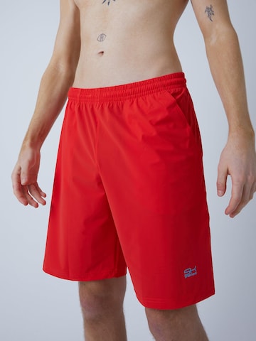 SPORTKIND Regular Sportbroek 'Shorts' in Rood