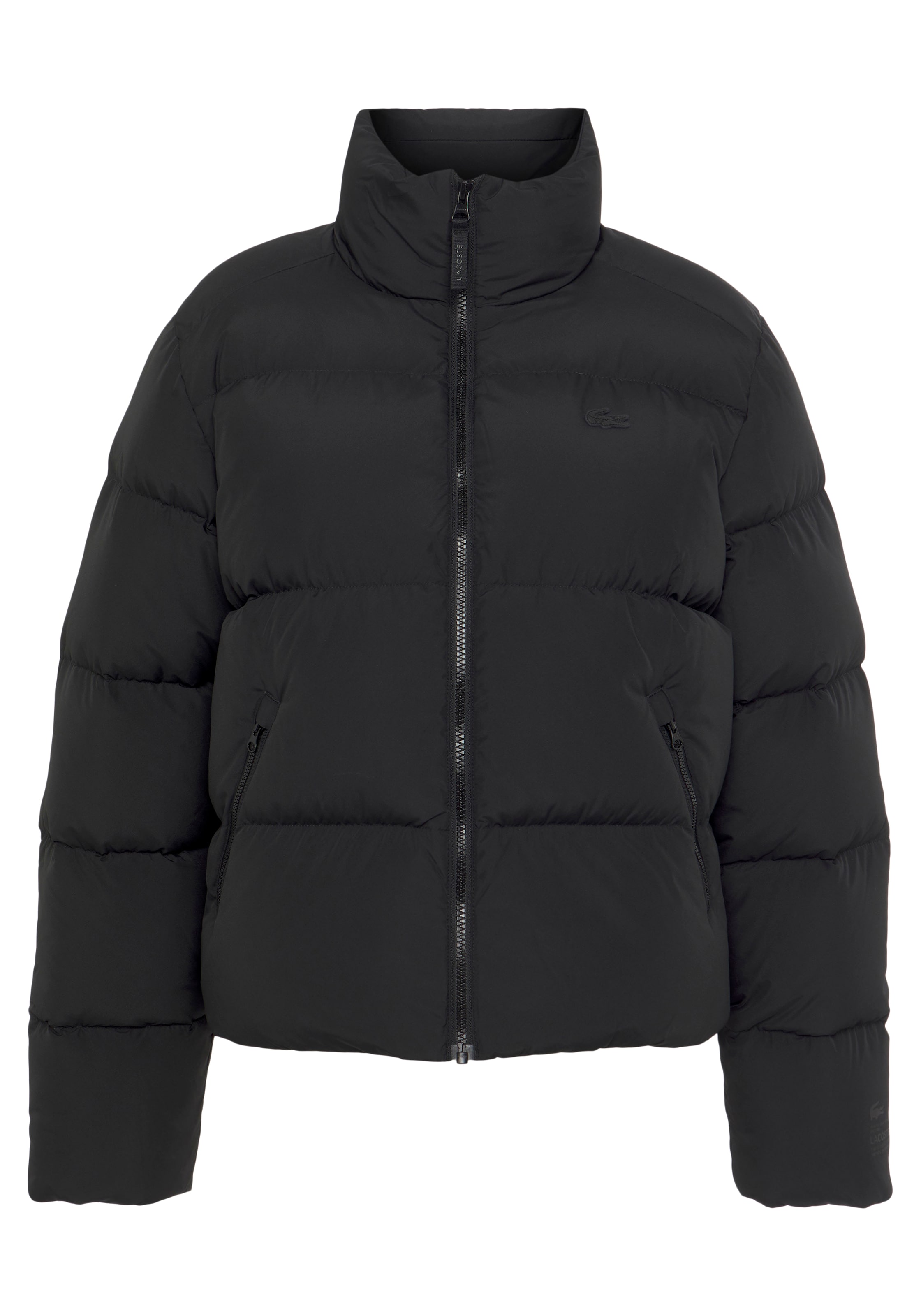 LACOSTE Übergangsjacke in Schwarz: Vorderseite