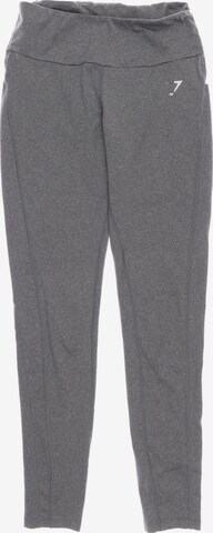 GYMSHARK Pants in XS in Grey: front