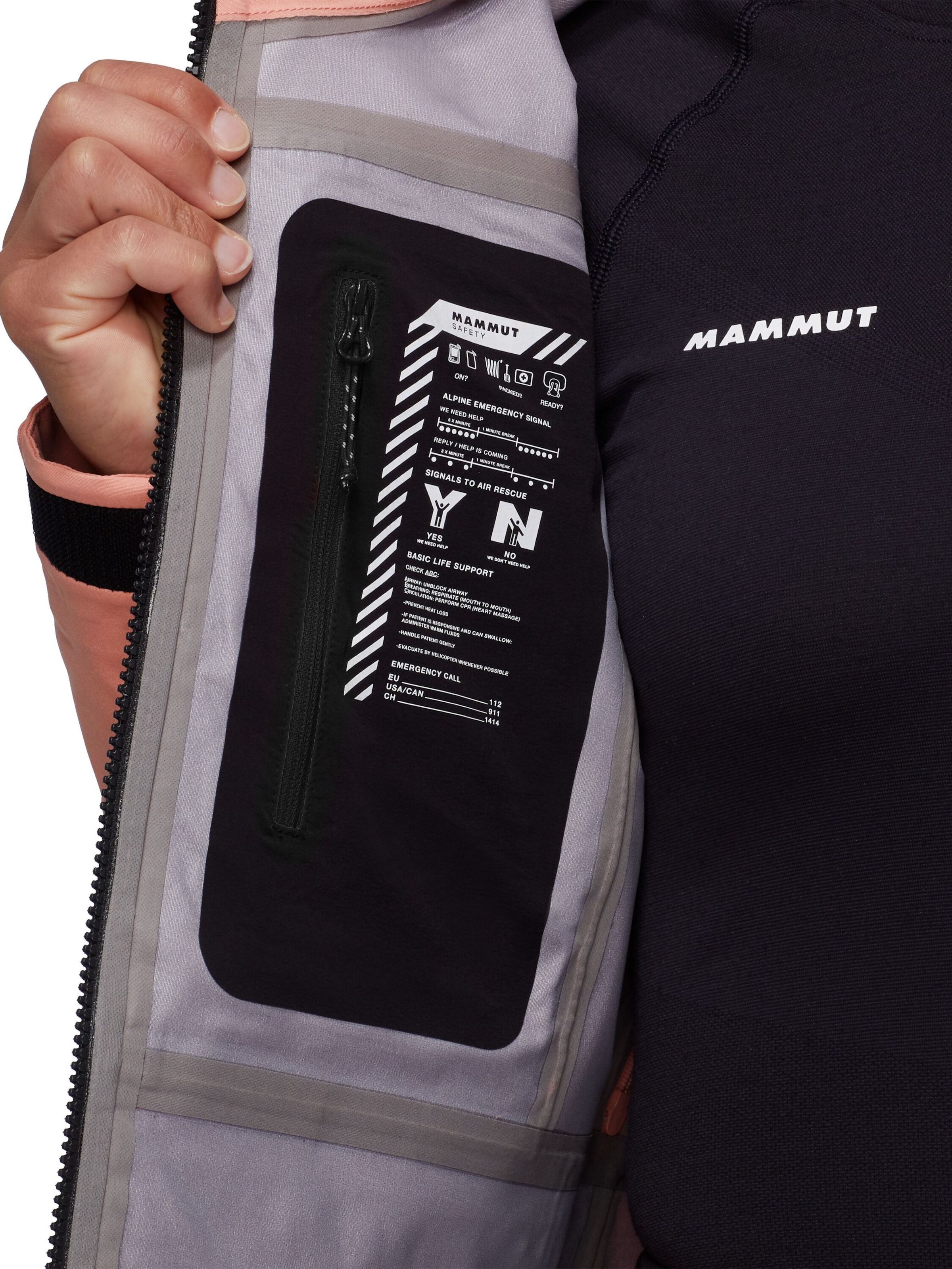 MAMMUT Outdoor Jacket in Orange