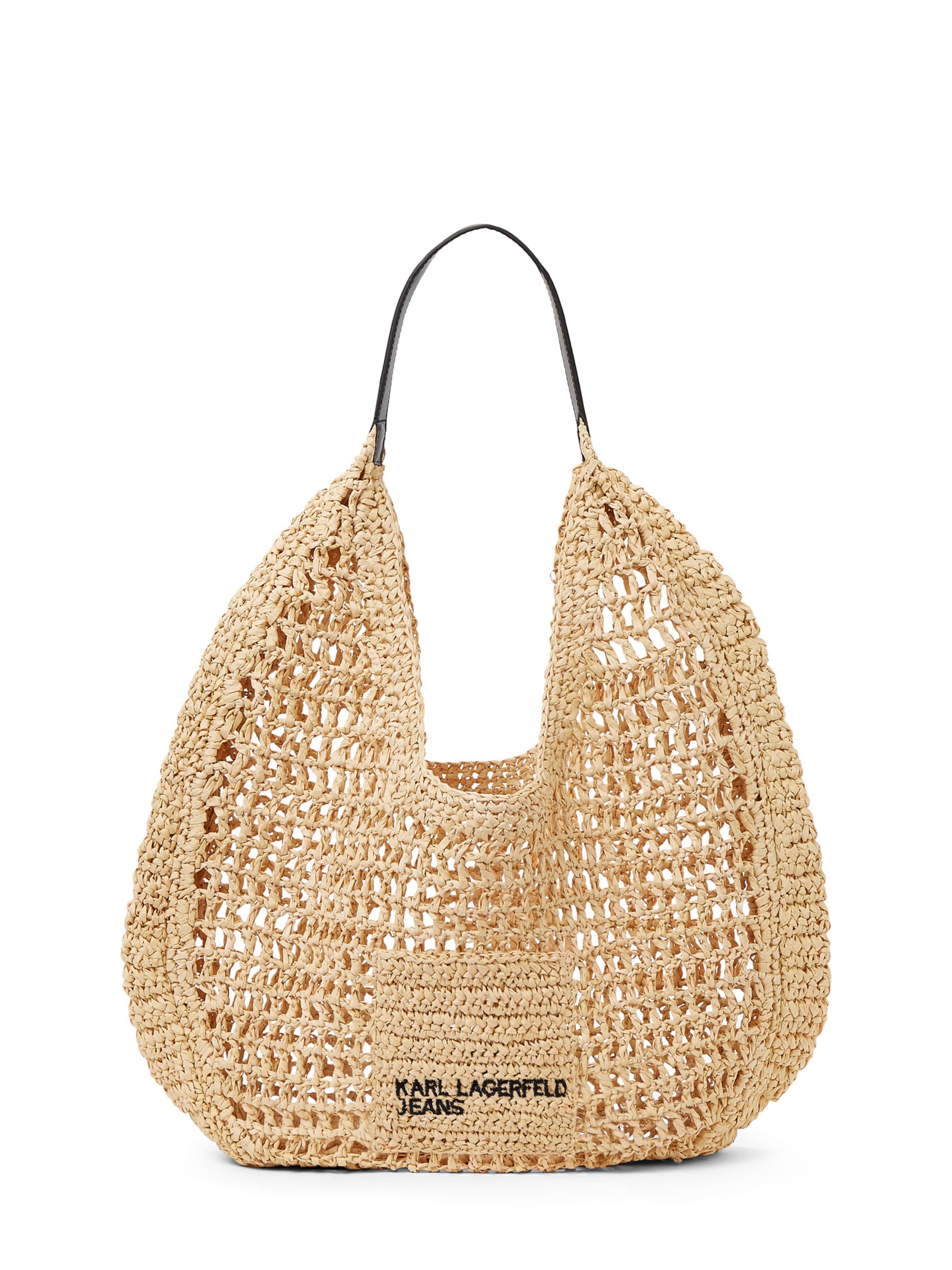 KARL LAGERFELD JEANSTorba za plažu - bež boja: prednji dio