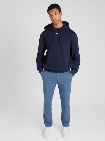 HUGO Sweatshirt 'Dapo' in Blauw