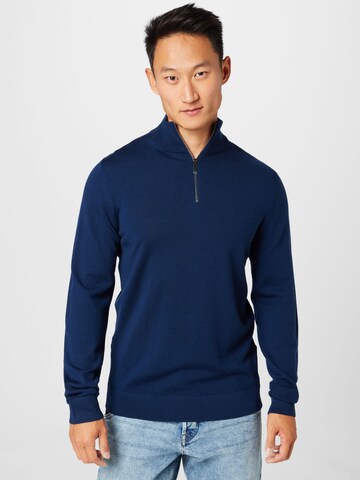 Pull-over Calvin Klein en bleu : devant