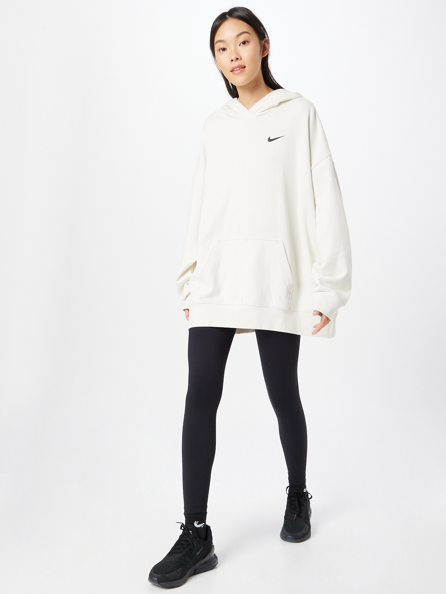 8Bfyb Donna Nike Sportswear Felpa in Bianco 