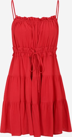 Trendyol Petite Kleid in Rot: predná strana