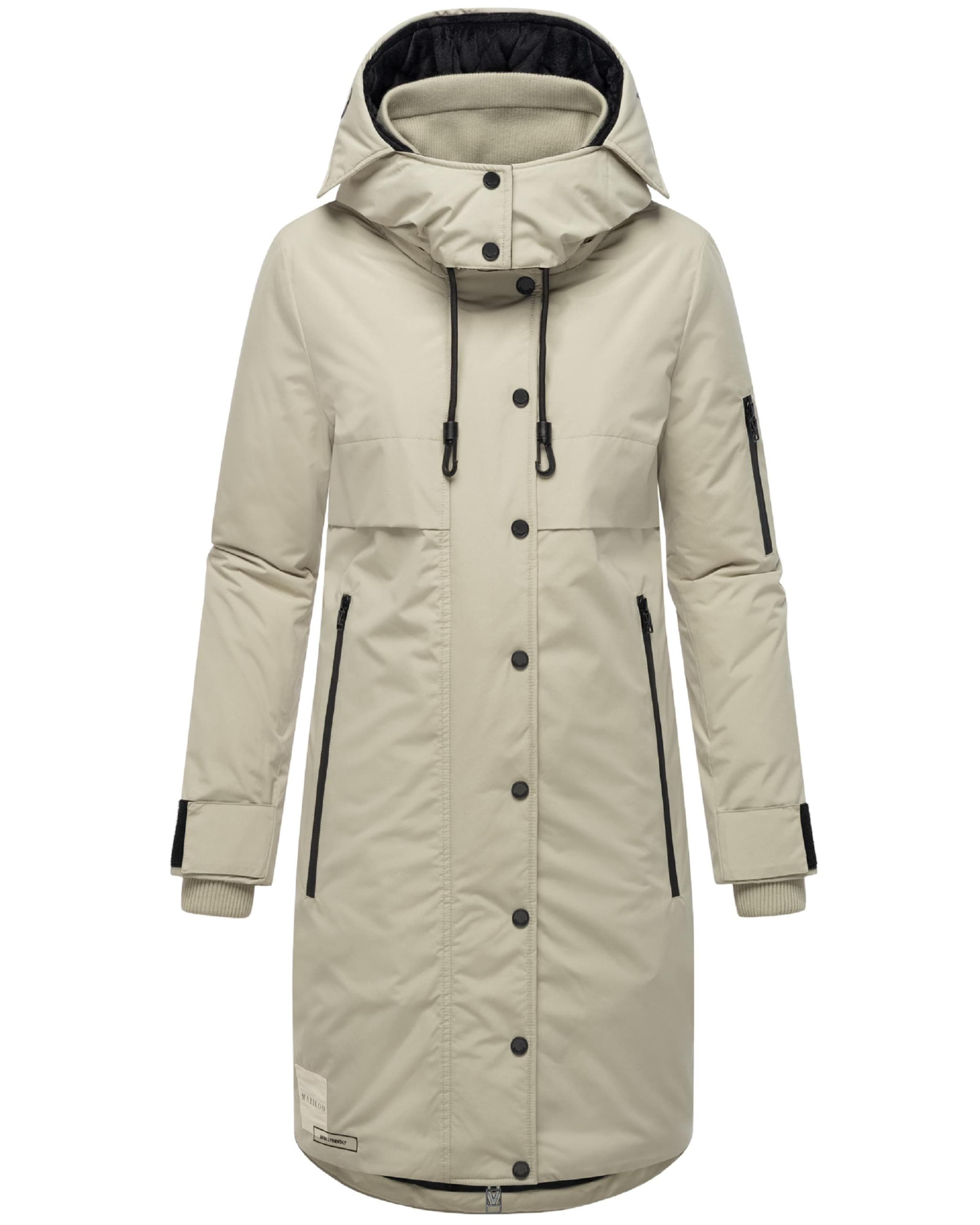 MARIKOO Mantel 'Anoukaa 16' in Grau