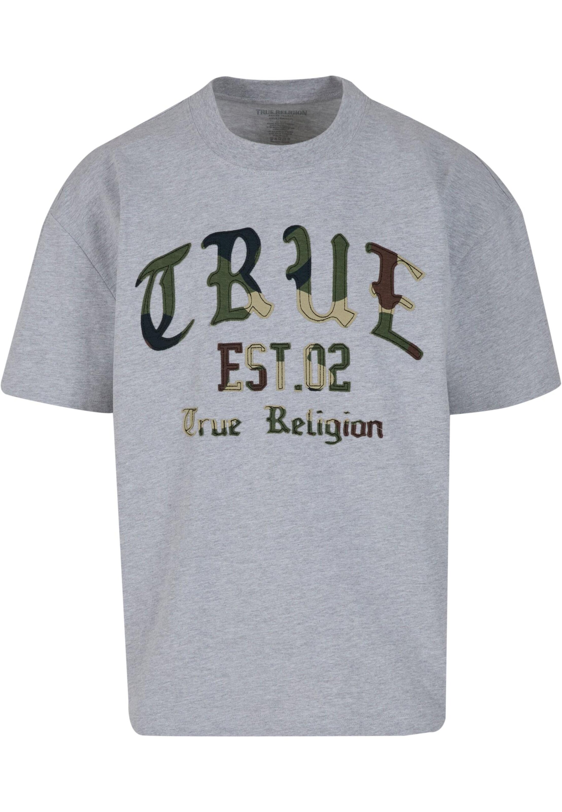 T-Shirt 'Forest Camo' True Religion en gris : devant