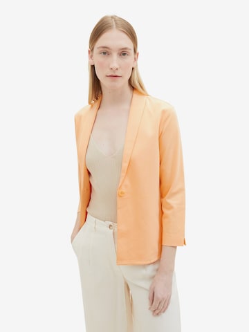 Blazer TOM TAILOR en orange : devant