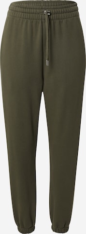 A LOT LESS Tapered Pants 'Ida' in Green: front